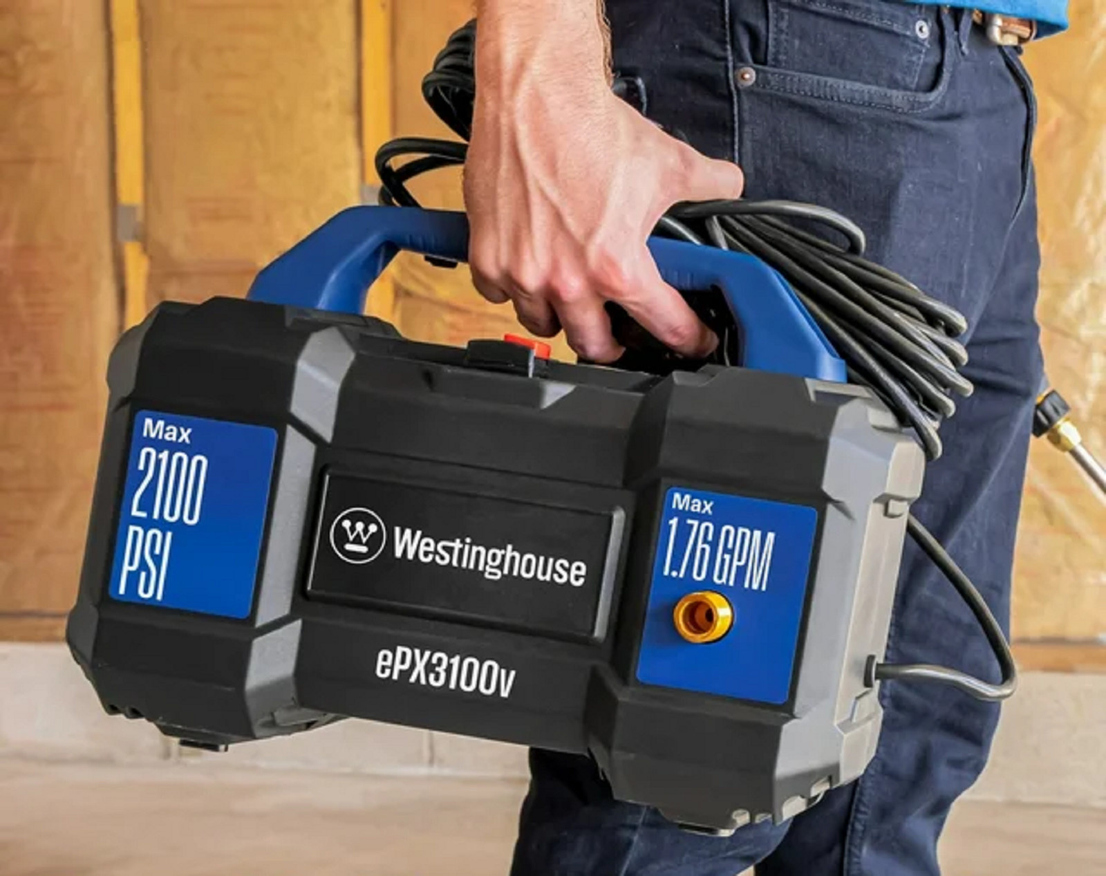 Westinghouse ePX3100v 2100-PSI Electric Pressure Washer 176-GPM Foam Cannon 18490₽