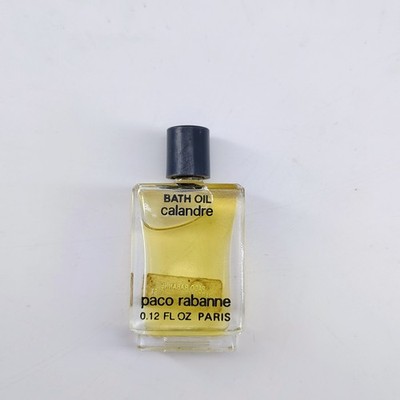 Paco Rabanne Calandre Bath Oil 0.12 fl oz Mini Vintage Collectible Travel