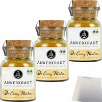 Ankerkraut Bio Curry Madras 3Er Pack 3X70G Glas Usy Block