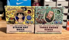 Dr Squatch Limited One Piece Duo 5 Oz Soaps. Straw Hat Bricc Three Sword Surge