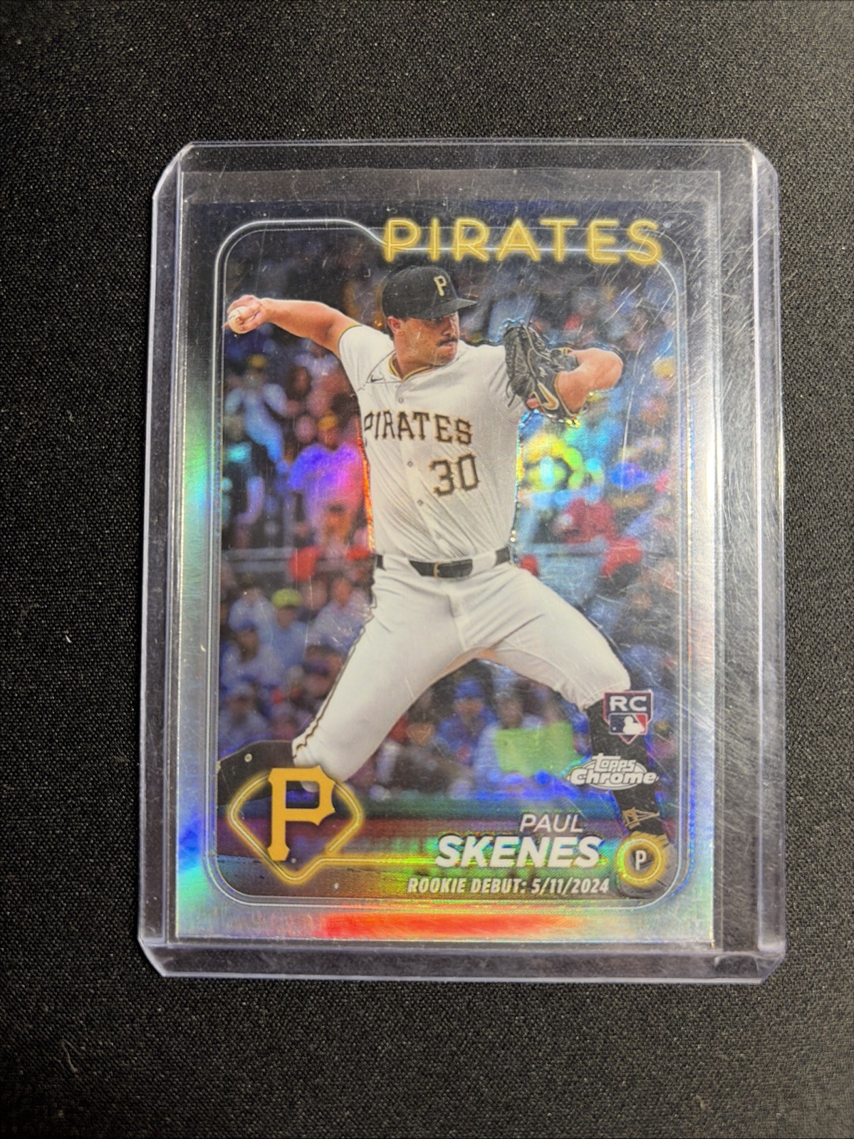 2024 Topps Chrome Update Series - Rookie Debut Paul Skenes #USC27 Refractor (RC)