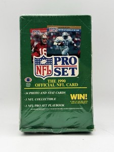 1990 Pro Set Football Box | eBay