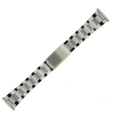 Watch Band Tech Swiss Oyster Link Stainless Steel Metal Mens 18mm to 22mm