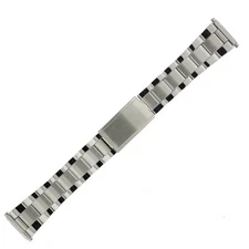  Watch Band Tech Swiss Oyster Link Stainless Steel Metal Mens 18mm to 22mm