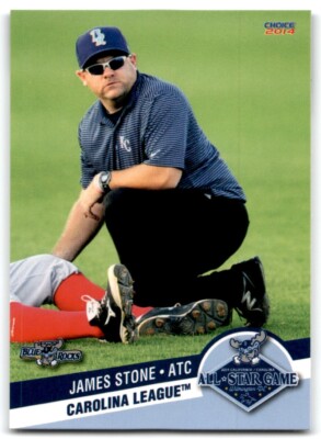 2014 CHOICE CALIFORNIA LEAGUE JAMES STONE WILMINGTON BLUE ROCKS #28