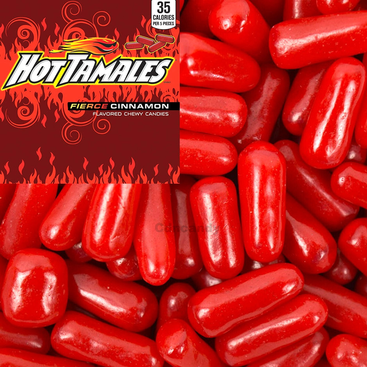 Hot Tamales 2lb Cinnamon Candy Bulk Vending Jelly Free Shipping USA