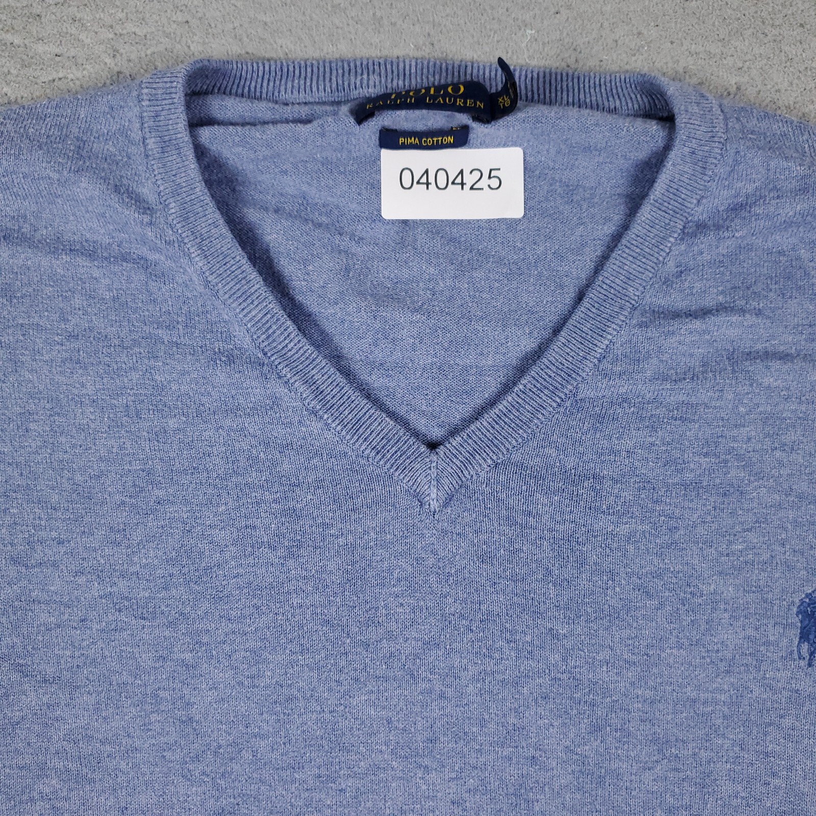 Polo Ralph Lauren maglione uomo XL blu pony casual pullover felpa