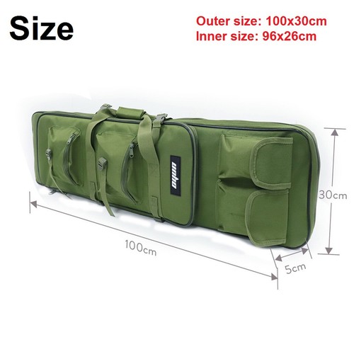 100cm/39" 120cm/47" TACTICAL RIFLE CASE Air Gun Airsoft Soft Air Mat Slip Bag UK - Picture 42 of 69