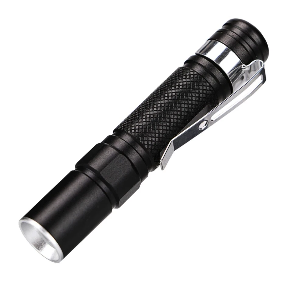 Portable Mini Penlight CREE Q5 2000LM LED Flashlight Torch Pocket Light AAA IRL - Imagen 2 de 4
