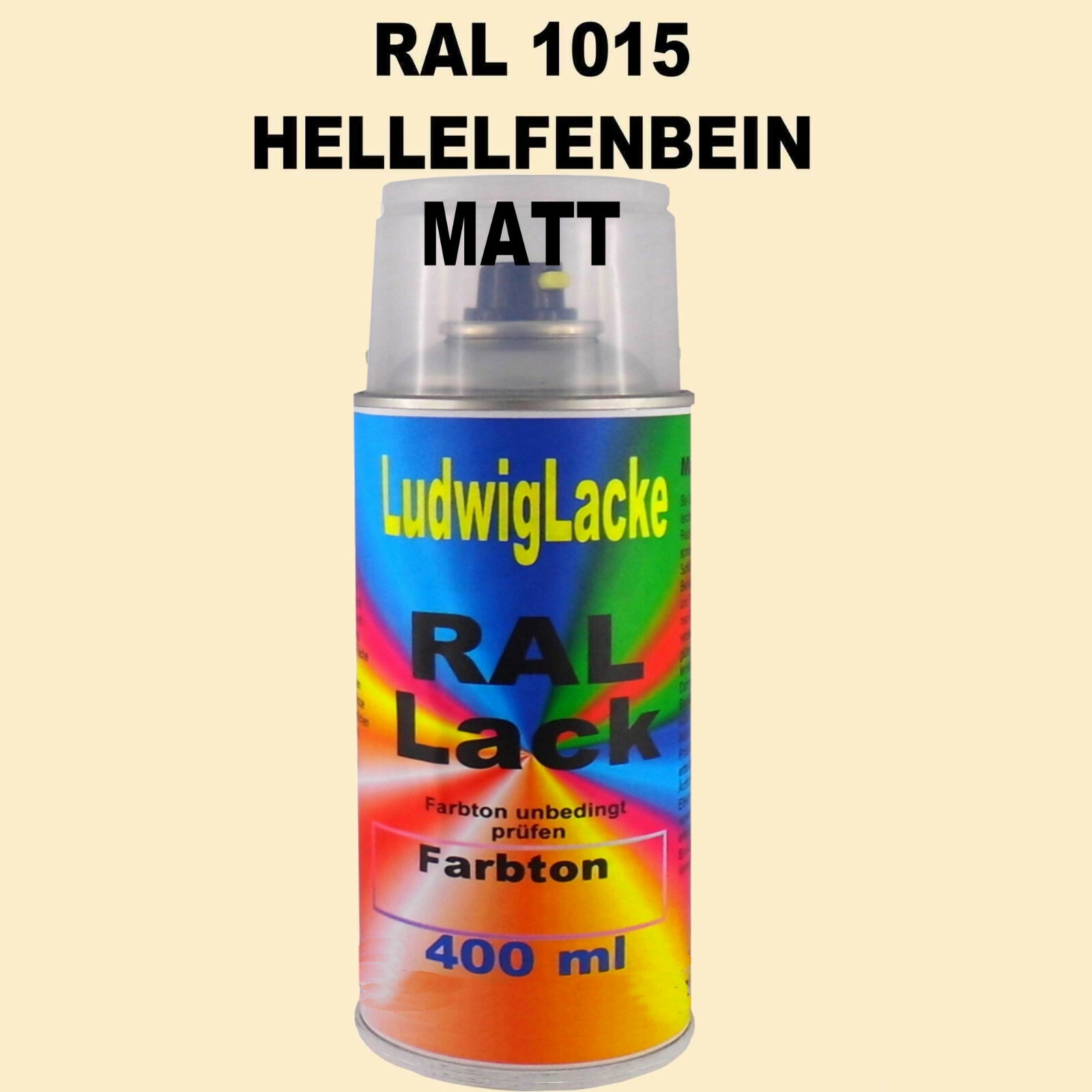 LudwigLacke Autolack Spray – 2 Dosen 400ml RAL 7002 Olivgrau, Hochglänzend & Wetterfest