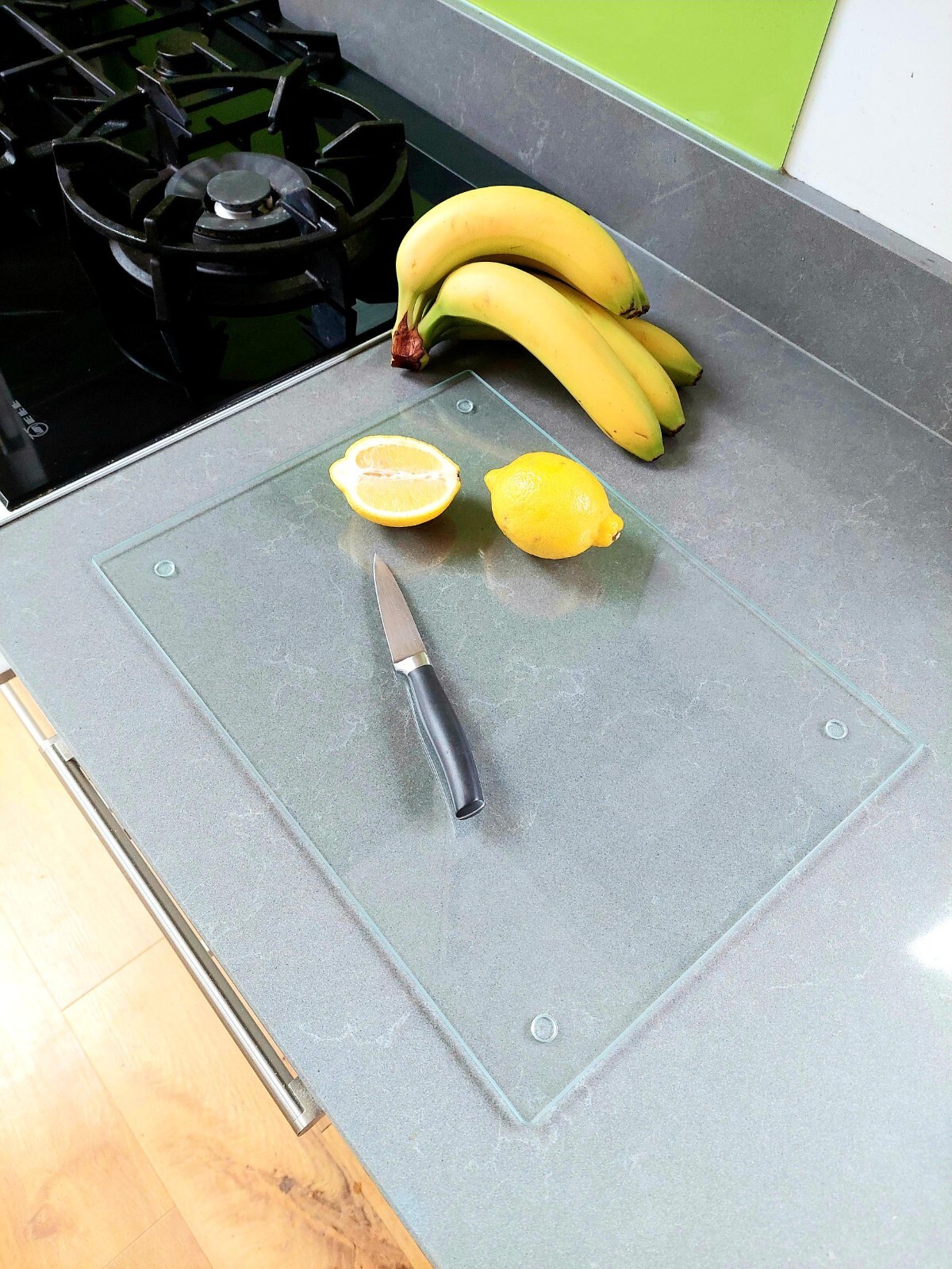 🔥 Glass Worktop Saver Clear 40 x 30 LARGE Kitchen Glass