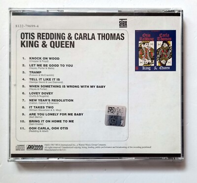 OTIS REDDING & CARLA THOMAS – KING & QUEEN 1967 CD REMASTERED