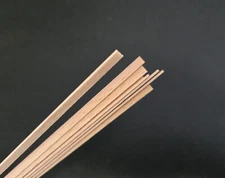 Ship Model  Diorama Parts 15 Beechwood strips 4mm x 1mm x 500mm (19.5")