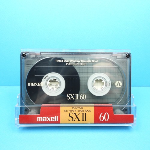 🍒 1x MAXELL SX II 60 * IEC II Type 2 * Tape Cassette Kassette кассета * 1988 . - Bild 2 von 4