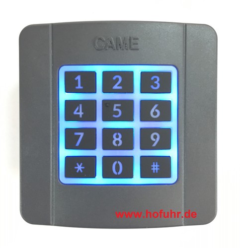 CAME Funk Codeschloss, 4 Kanäle , auf Putz, 433,92 MHz, blaue Beleuchtung ,S9000 - Picture 3 of 4