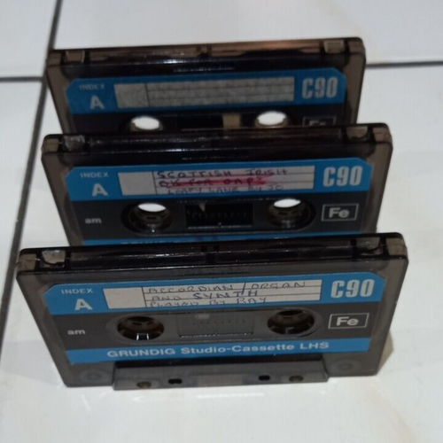 3 Grundig C90 Low Noise High OUtput Studio Cassette Tapes - Made in USA - Picture 3 of 4