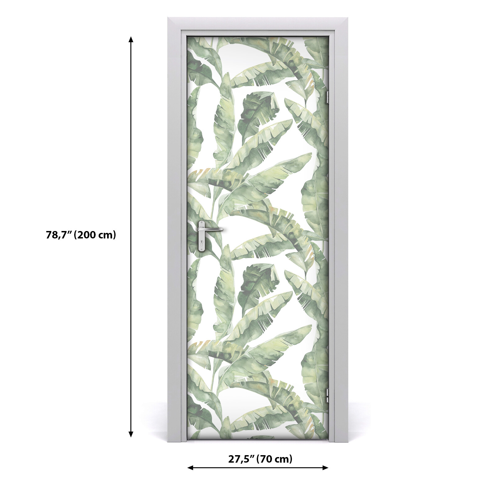 Tür Aufkleber Jesus Christus - Selbstklebende Türfolie 3 Größen Wasserdicht