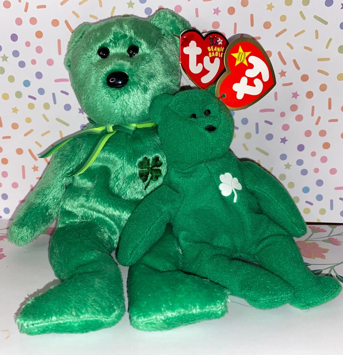 Erin shamrock beanie deals baby