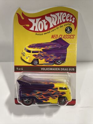 ミニカー Hot Wheels RLC VW Drag Bus Collectors Hot Wheels Volkswagen Drag Bus VW RLC/HWC Neo-Classics Purple