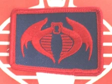 GI Joe COBRA AIR Logo Embroidered PATCH 2.3" x 1.7" RATTLER FIREBAT