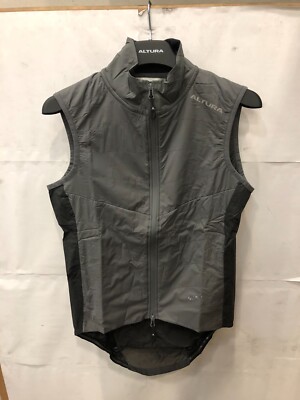 ALTURA WOMENS ROCKET INSULATED CYCLING GILET GREY SIZE 12 UK