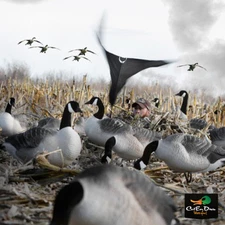 RIG'EM RIGHT WATERFOWL HYPNOTIZER CANADA GOOSE MOTION DECOY FLAPPER FLAG 