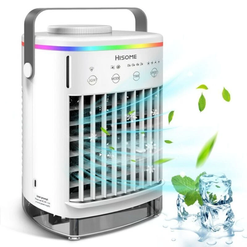 HISOME Portable Mini AC Air Conditioner Personal Unit Cooling Fan