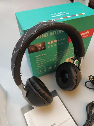 Sound Intone CX05 HIFI Auriculares Estéreo Bajo Diseño Modo Plegable Negro - Imagen 2 de 7