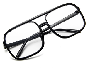 oversized square eyeglasses