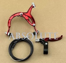 AltaLine BMX Brake REAR Alloy RED Bike Bicycle BRAKE SET W/ Alloy Brake Lever.