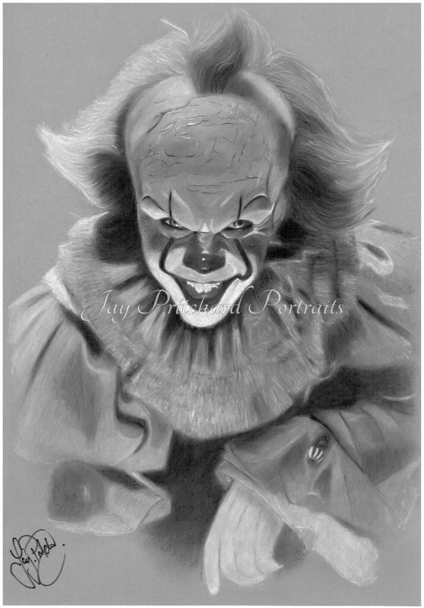 Pennywise Drawing - adrian.drawings - Drawings & Illustration,  Entertainment, Movies, Horror Movies - ArtPal