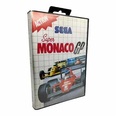 SUPER MONACO GP - SEGA MASTER SYSTEM SPIEL - PAL - OVP BOXED (ohne Anleitung)
