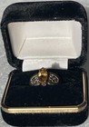 1CT Natural unheated Citrine 925 Solid Sterling Silver Ring Sz 7 US cut — photo 1