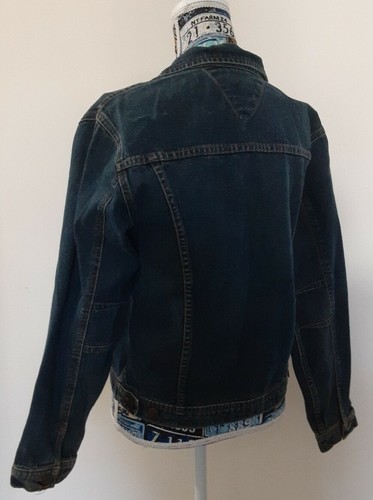 Vintage 1990's Tommy Hilfiger Denim Jean Jacket Women's Size- Large 100% Cotton - Picture 6 of 12