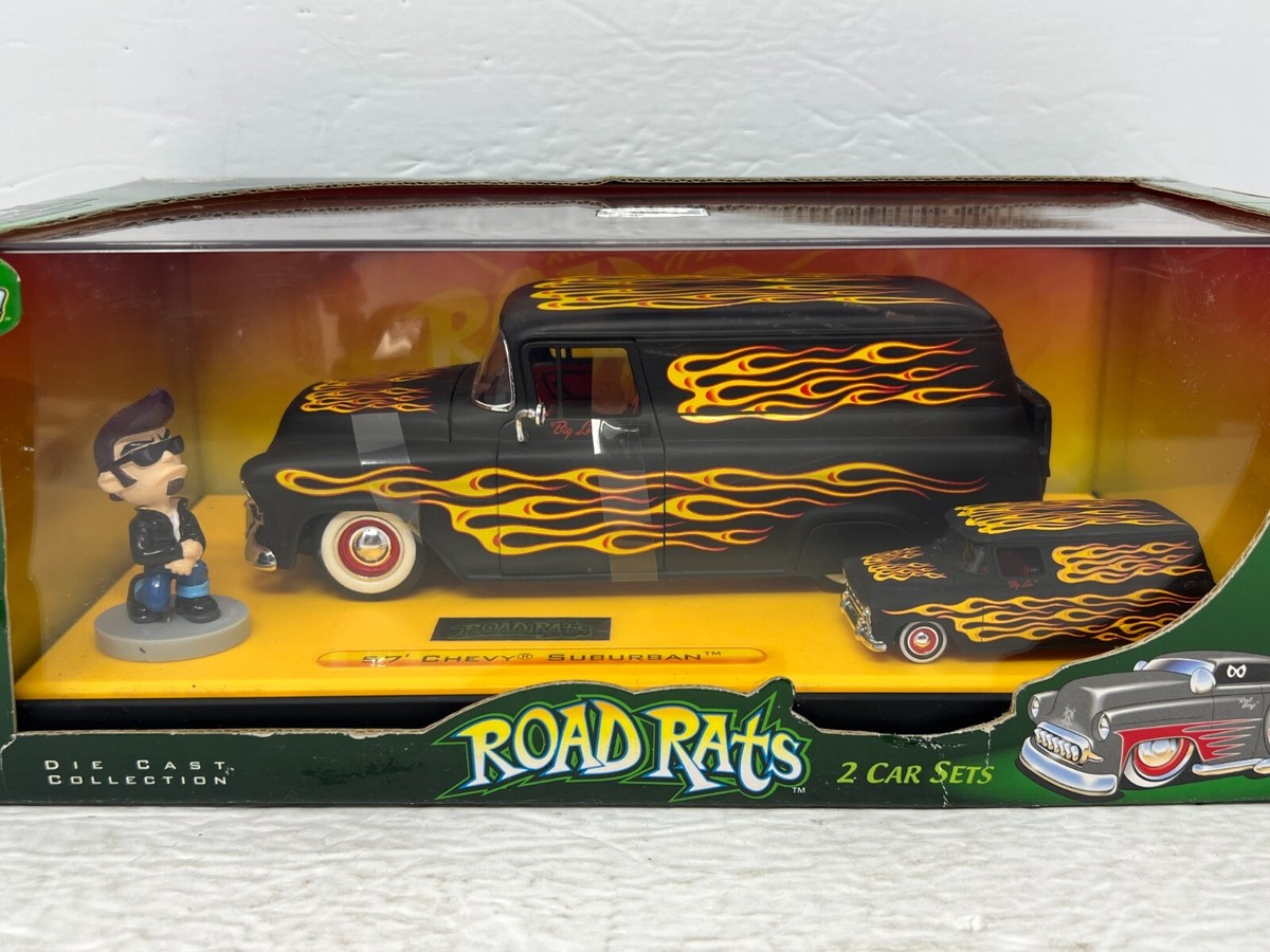 Jada Road Rats 1957 Chevy Suburban 2 Car Sets 1:24 & 1:64