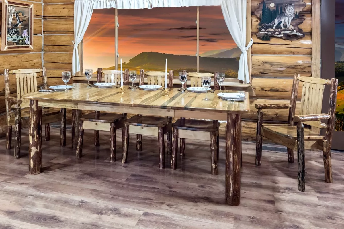 Cabin dining cheap table set