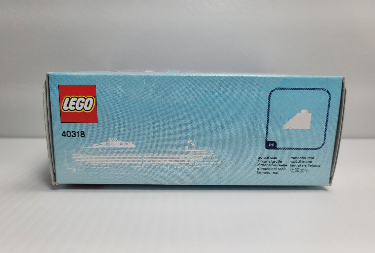 RARE - LEGO 40318 MSC Cruises Cruise Ship - BRAND NEW SEALED Box Mint ...