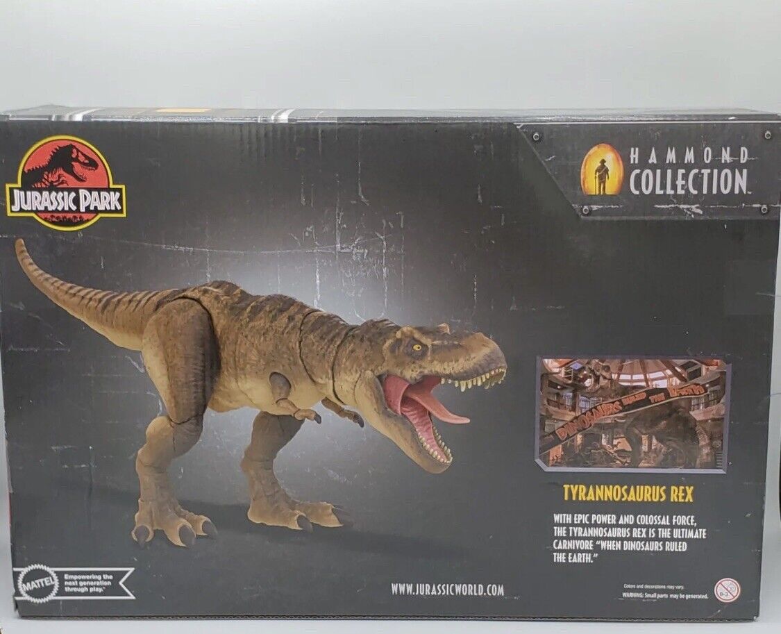 Jurassic World Hammond Collection Tyrannosaurus Rex T-Rex Dino In Hand ...