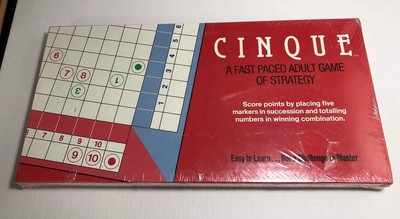 Vintage Cinque Board Game Strategy Game New Never Opened Sealed Ebay Vintage Cinque Board Game Strategy Game New Never Opened Sealed Ebay