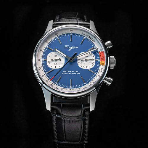sugess 40mm chronograph