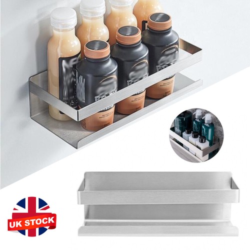 Self Adhesive Shower Shelf Bathroom Shelf Stick on Wall Shower Caddy