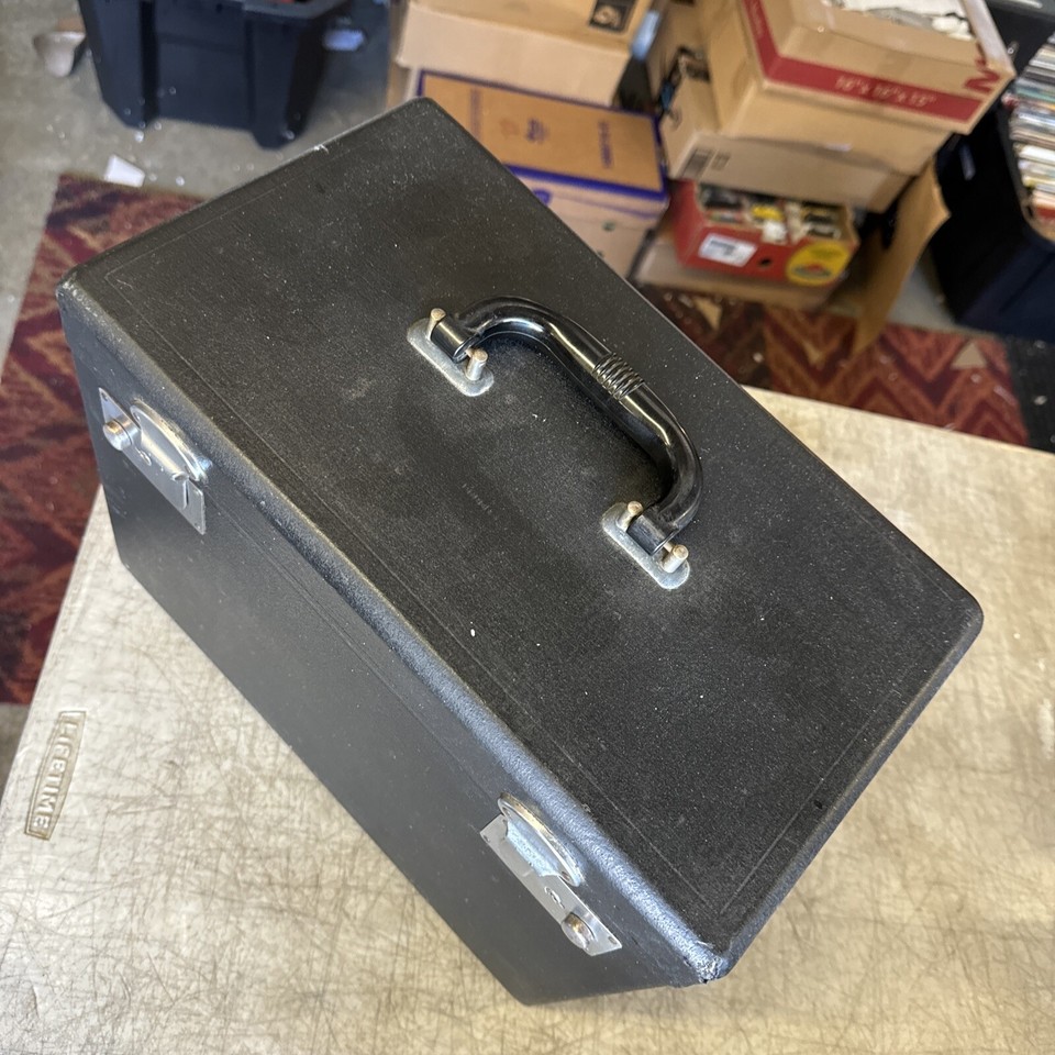 Vintage 1950s Singer 221 FeatherWeight Sewing Machine Case Only w/ Key