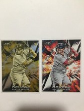2018 Topps Fire Rafael Devers Gold Rookie Card Target Exclusive And Base Boston