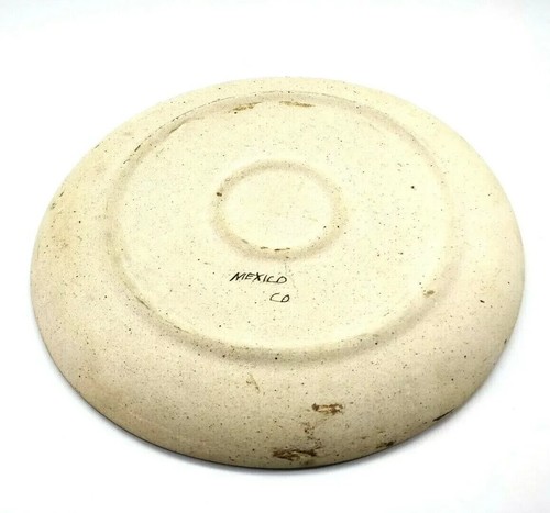 Vintage Sleeping Mexican Decorative Plate Wall Hanging Charger - Picture 3 of 12