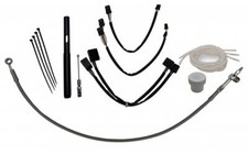 FBI Fat Baggers Black 14" EZ Install Bar Cable Wire Kit Harley Road King 21-Up