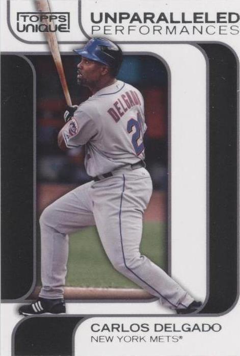 2009 Topps Unique - Carlos Delgado #UP02 - 1 of 1