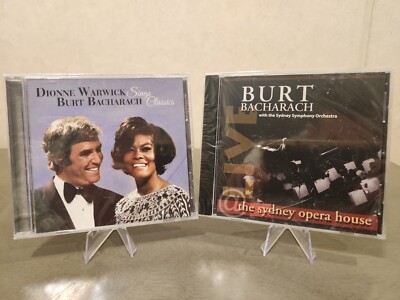 2 New Burt Bacharach CD LOT. Dionne Warwick Sings Bacharach Classics, Etc Cracks
