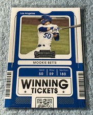 2021 Contenders Winning Tickets #WT-MB Mookie Betts - Los Angeles Dodgers