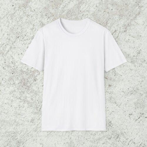 Blank Unisex Softstyle T-Shirt, Plain Tee Shirt, Casual Top, Basic Tee,