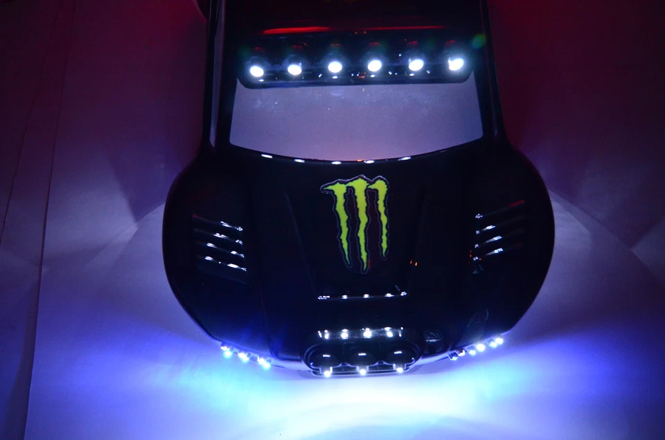 Custom LED Light Set for Traxxas Slash 4x4 2WD Ultimate Compatible w/ RC10 #37 - Image 3 of 4